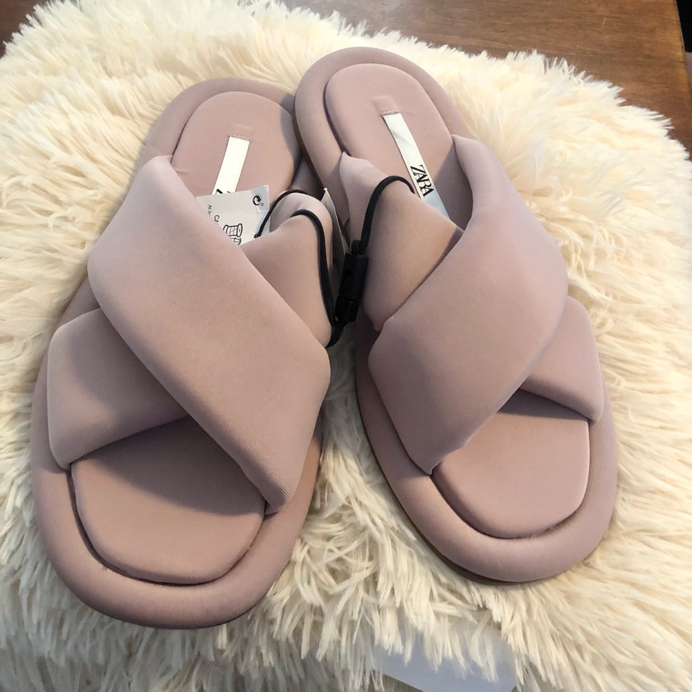 New Zara Slide Sandals